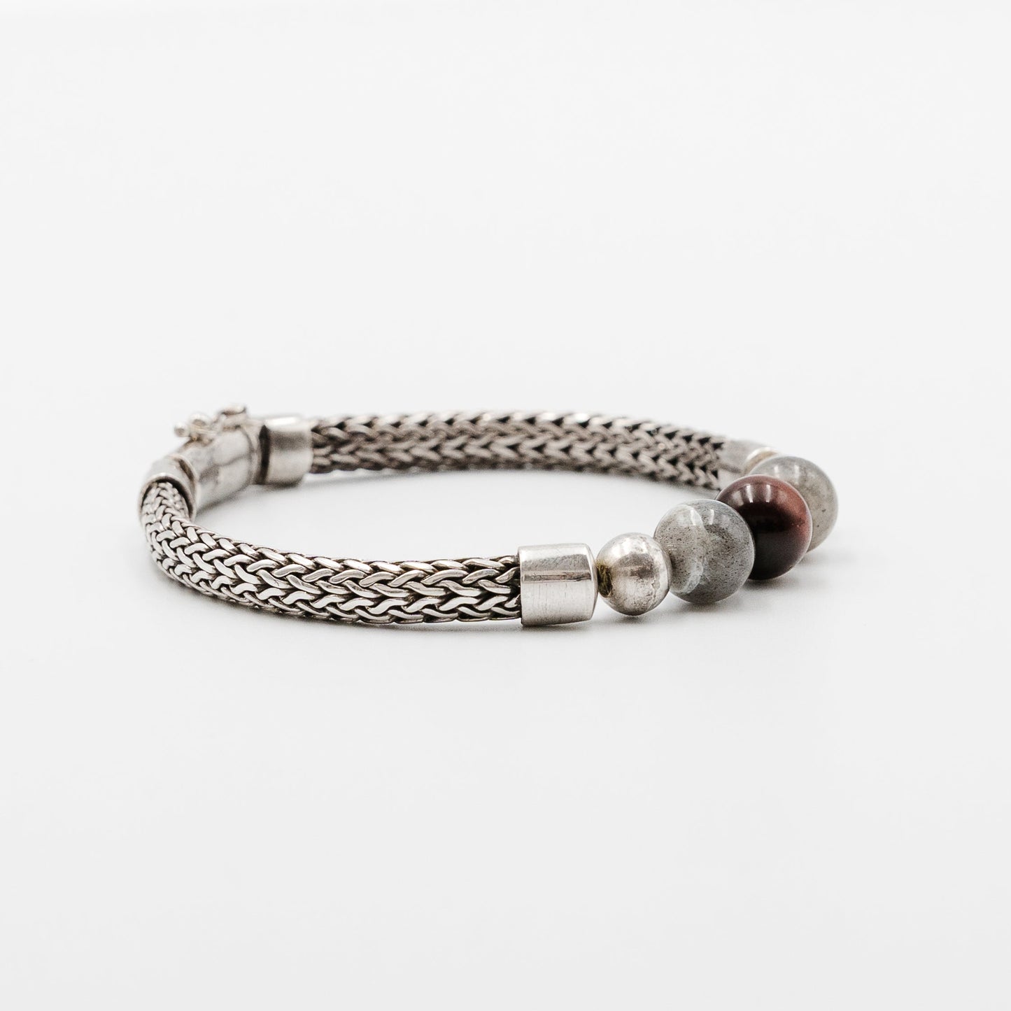 Scarlet Steel Bracelet – luxury mens fine jewellery by Stone N Luxe